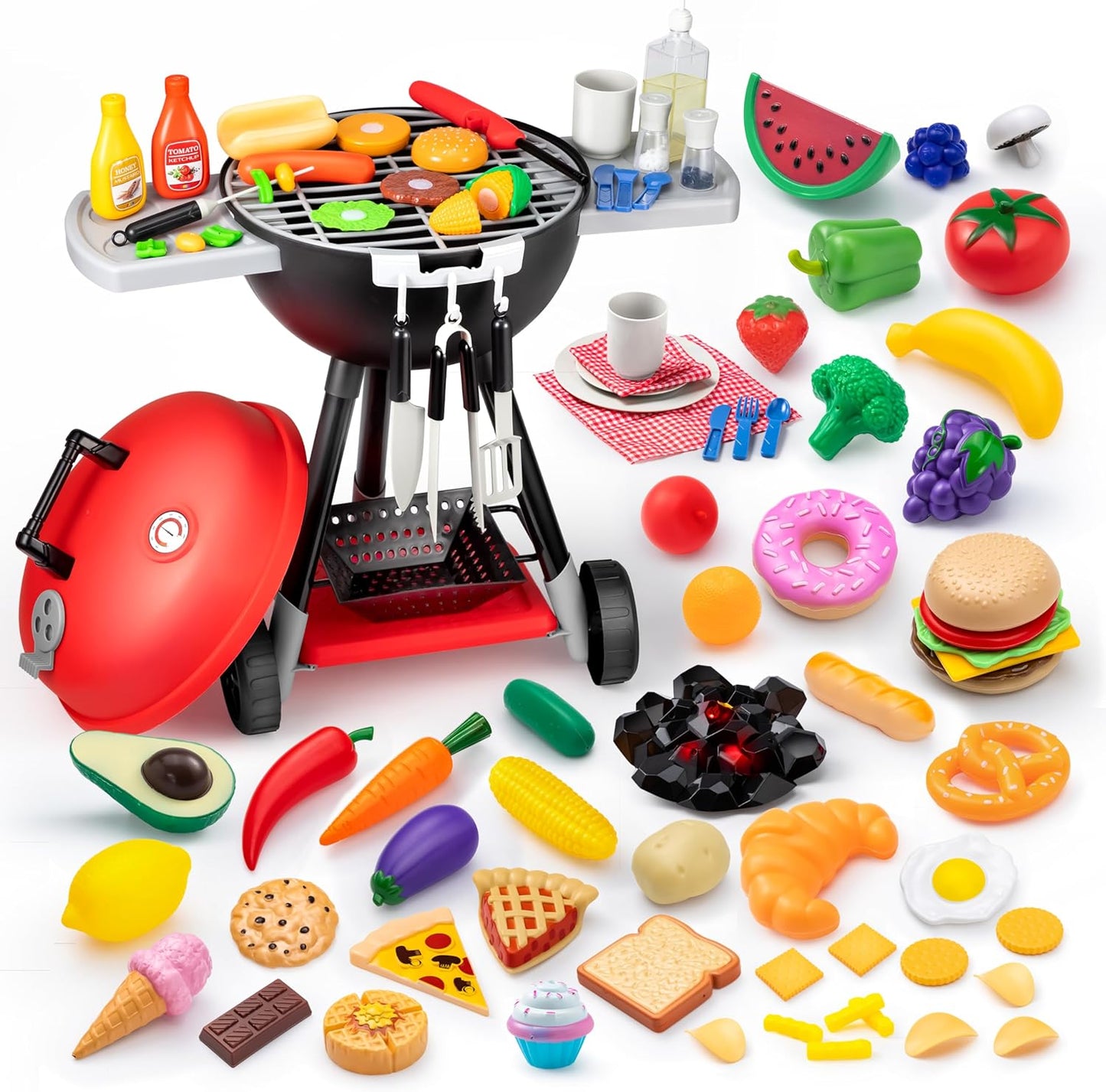 JOYIN Kids Pretend Play Food Set for Interactive Cooking Fun
