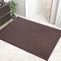 Sturdy Front Door Mat Coffee - Absorbent Mud & Dirt Resistant