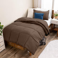 Twin/Twin XL Cocoa Comforter Set - Ultra-Soft All-Season Comfort