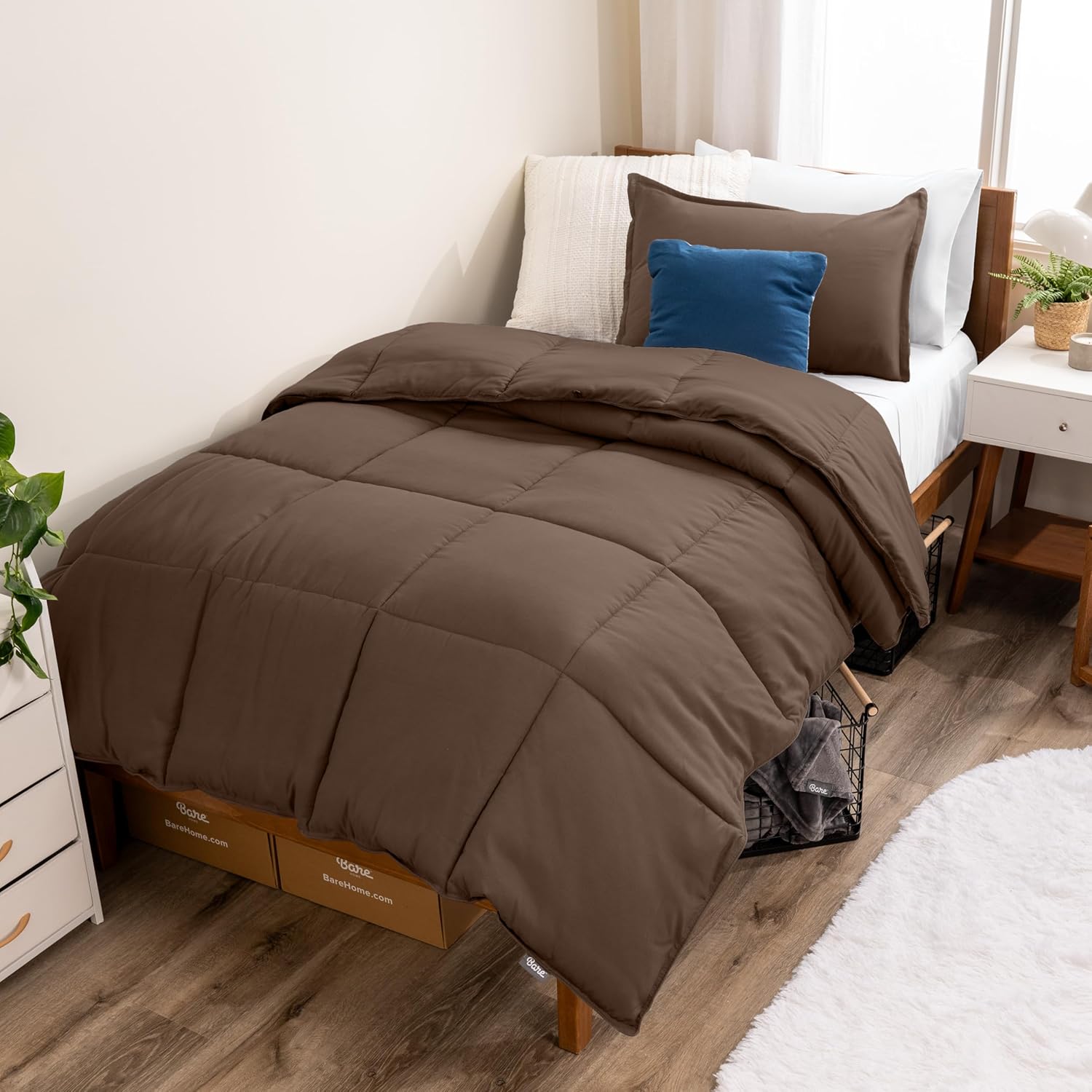 Bare Home Comforter Set for Twin/Twin XL - Ultra-Soft Comfort