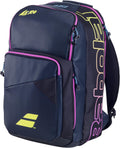 Babolat Pure Aero Rafa Tennis Backpack (Dark Navy/Yellow/Pink) - Court