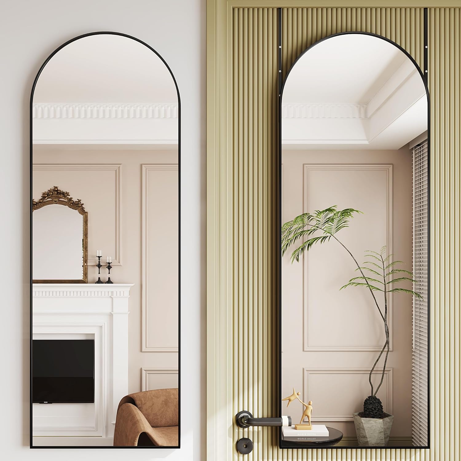 Over The Door Mirror Full Length Hanging for Stylish Spaces