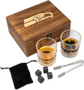 NFL Wood Boxed Drinkware Set with Rocks Glasses for Seahawks Fans