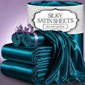 DECOLURE Luxury Silky Satin Queen Size Bed Sheets for Ultimate Comfort