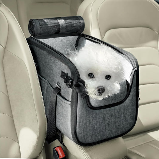 WOYYHO Small Dog Car Seat: Secure & Stylish!