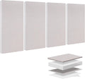 Fabric Acoustic Panels 4 PCS 23.6in x 11.8in - Easy Self-Adhesive Echo
