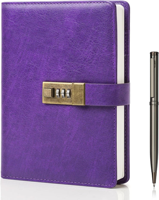Secure Your Secrets with WEMATE Lock Diary - 240 Pages