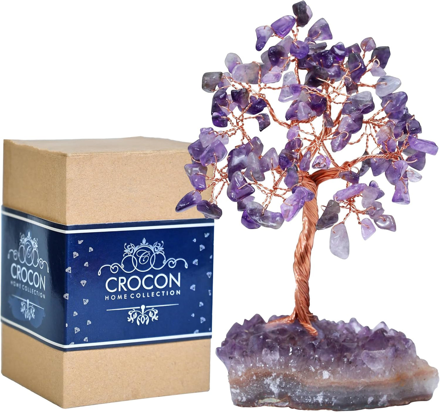 Amethyst Chakra Tree of Life for Positive Energy and Healing