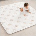 Comfy Cubs Square Kids Play Mat 56 x 56 in - Quilted Plush Play