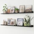 Picture Ledge Shelf 56 in Floating Shelves Set of 2 - Large Display
