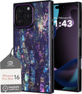 Rectangle Case Compatible with iPhone 16 Pro Max - Glossy Abalone