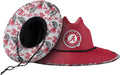 FOCO Men's NCAA Team Logo Floral Lifeguard Straw Sun Hat - Team Pride