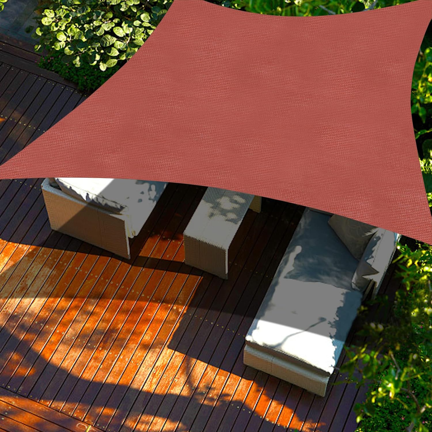 Cool Area Sun Shade Sail 20x21 FT Rectangle Canopy for Outdoors