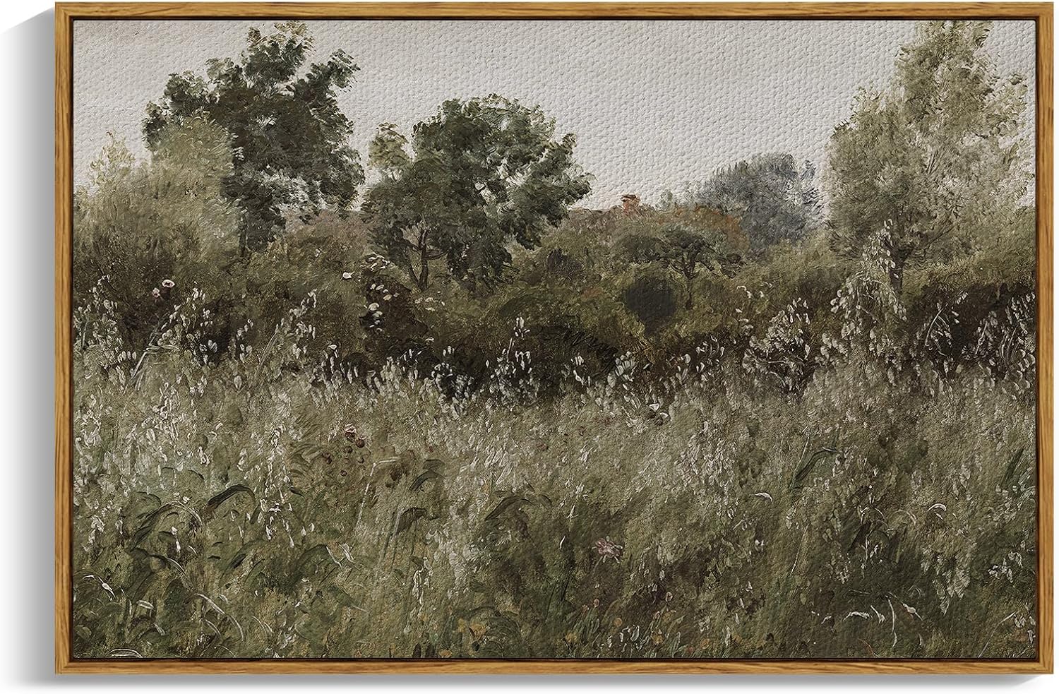 Framed Canvas Wall Art for Modern Farmhouse Decor - 24x36 in