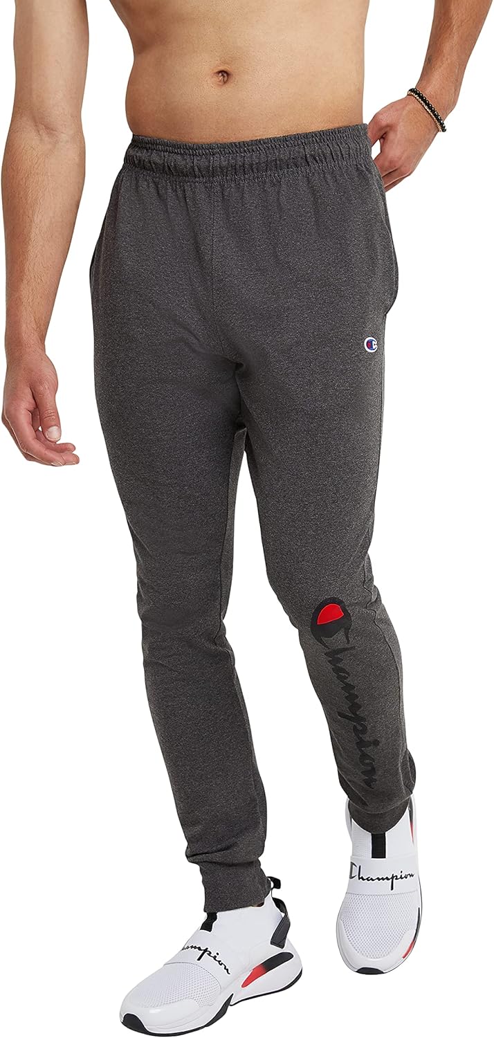 Champion Men's Joggers - Lightweight Lounge Pants for Comfort