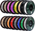 PLA 3D Printer Filament 16 Rolls 1.75 mm - PLA Plus Multi-Color Pack
