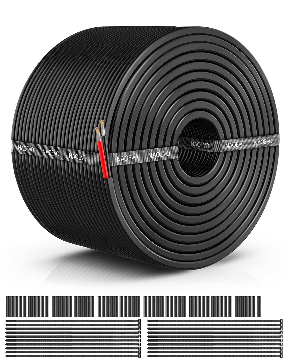 NAOEVO 14 Gauge Wire 2 Conductor Electrical Wire for Versatile Use