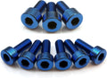 Blue Anodized Titanium Floyd Rose Locking Nut & Intonation Screws