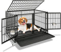 Homey Pet 43 in Heavy Duty Dog Crate Cage Kennel - Space Saving