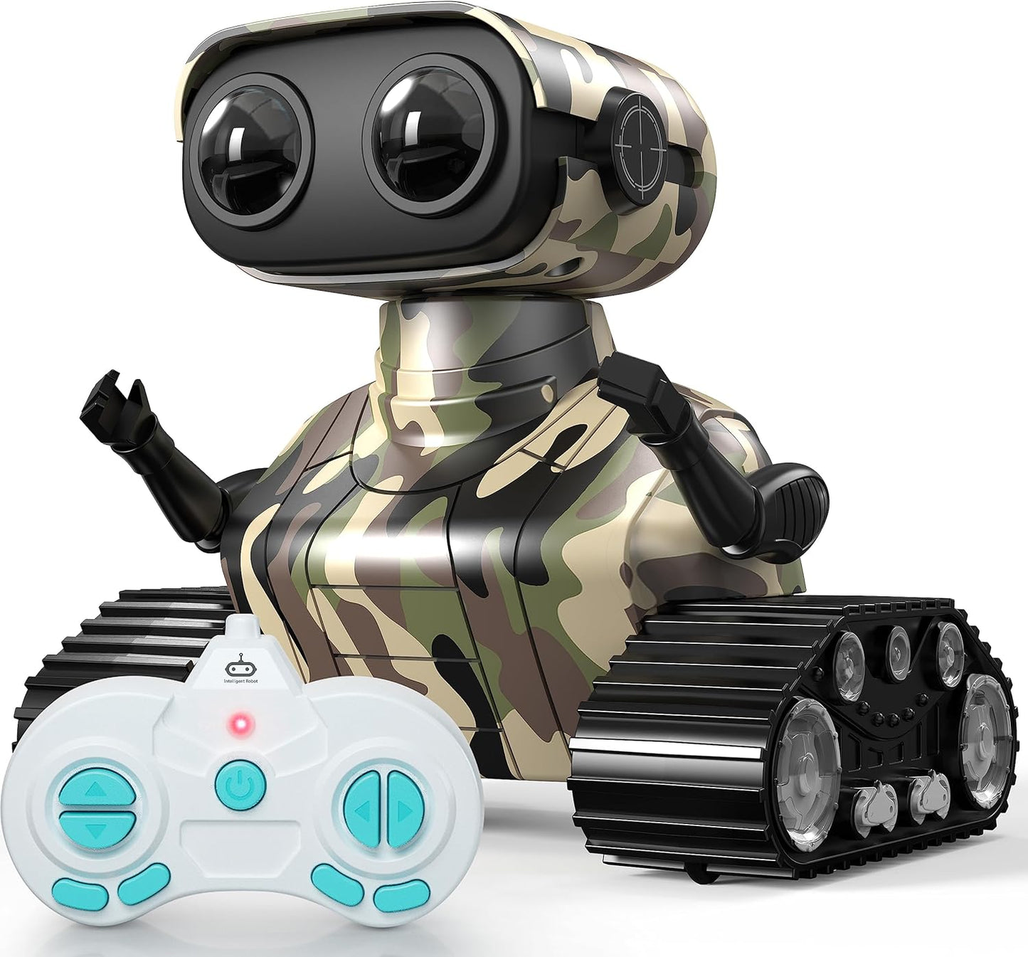 Rechargeable RC Robot: LED Eyes, Music & Dance Moves!