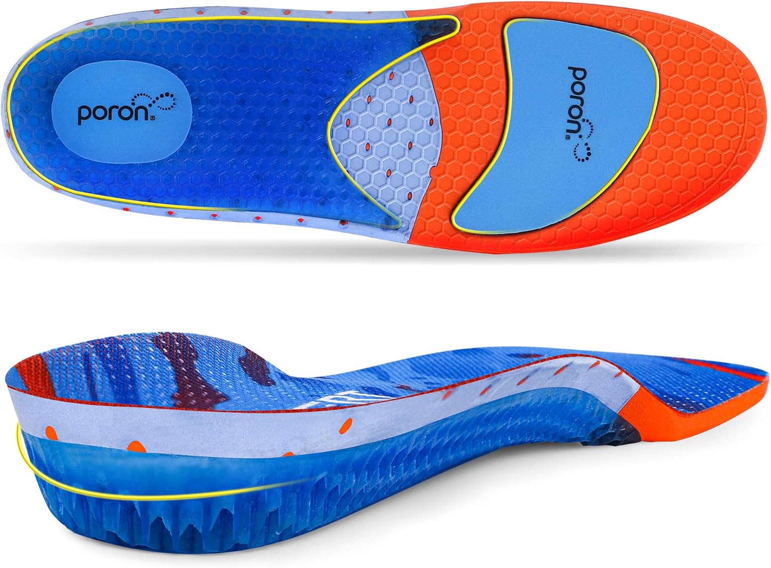 Gel Work Boots Insoles with Poron Cushion for All-Day Comfort