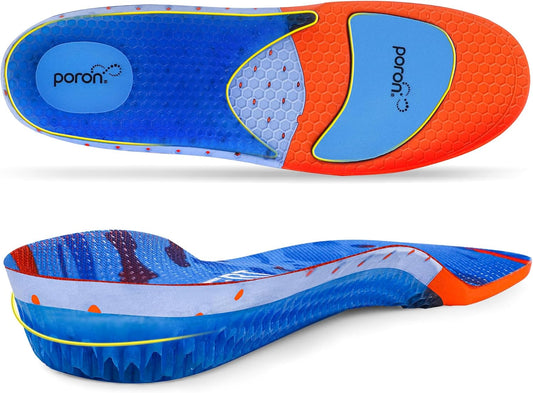Gel Work Boots Insoles with Poron Cushion for All-Day Comfort