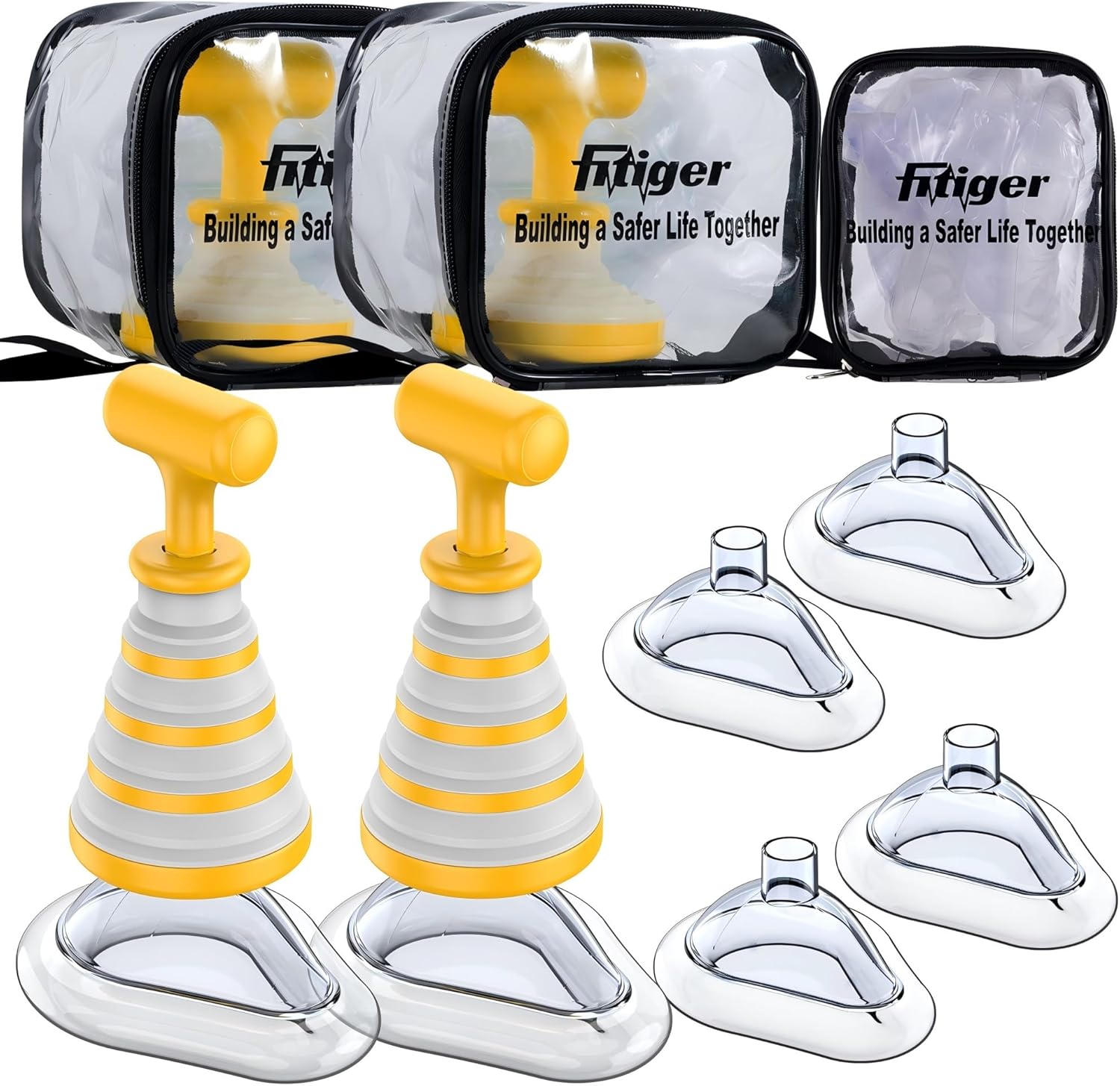 FoldPumpVac Collapsible Airway Clearance Device for All Ages