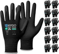 Safety Work Gloves MicroFoam Nitrile Coated KG18NB - Breathable Grip