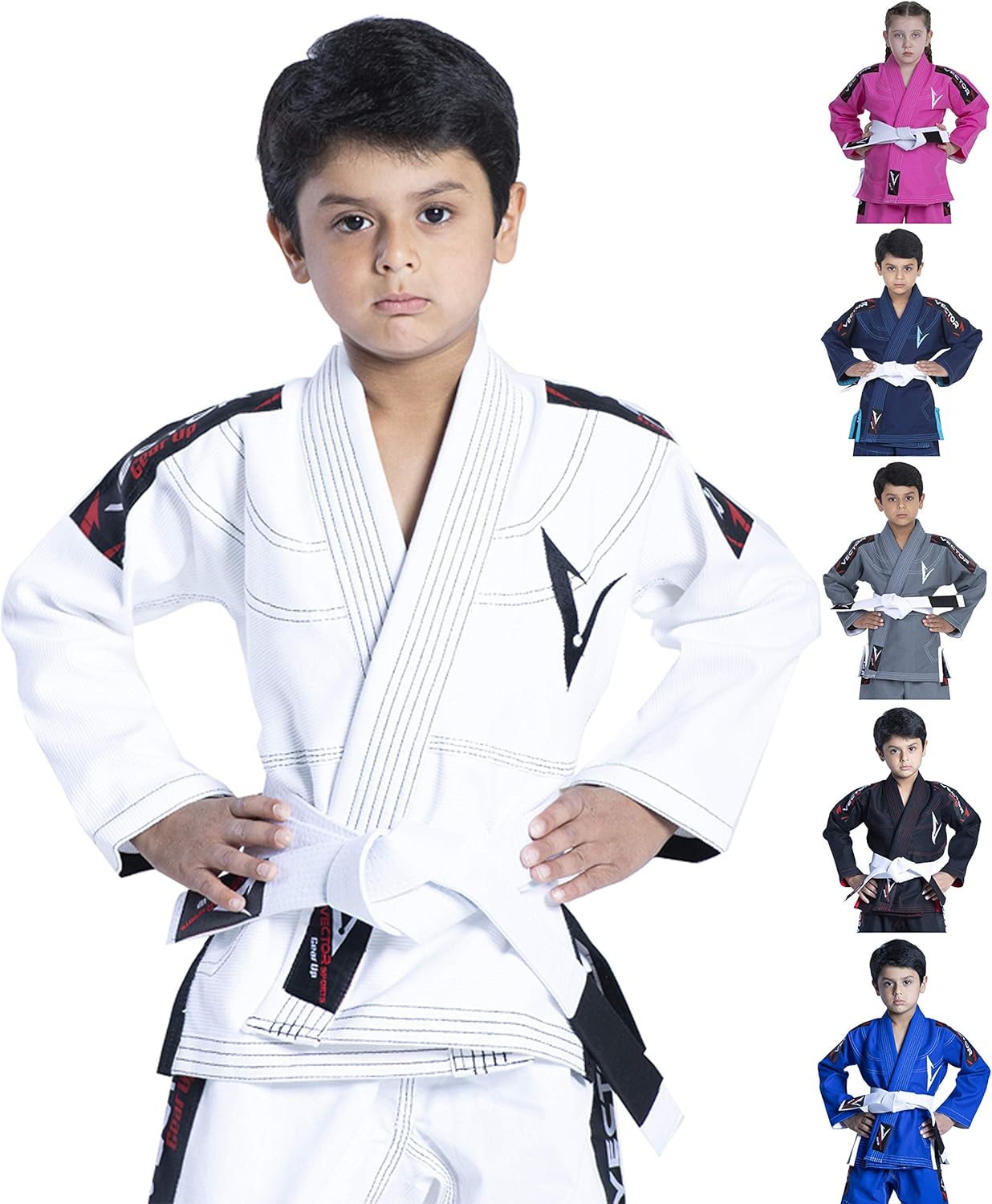 Durable Brazilian BJJ Gi for Kids - Lightweight Jiu Jitsu Uniform