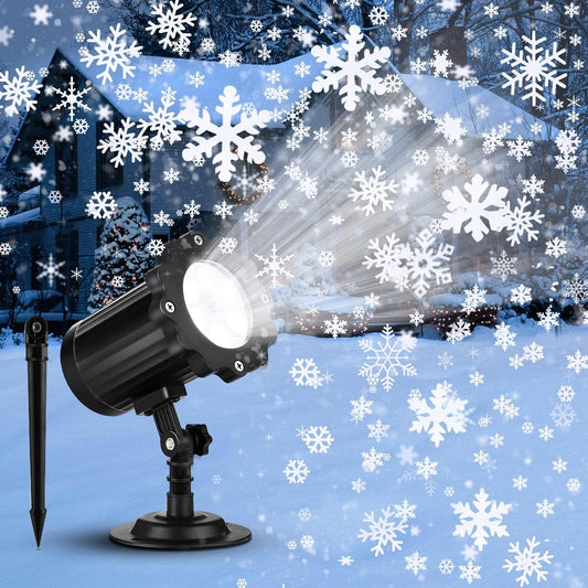 2024 LED Snowflake Projector - Waterproof Xmas Party Lights