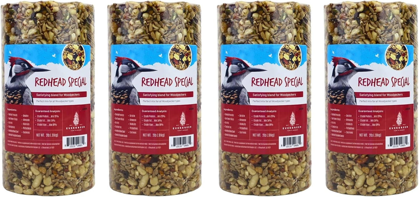 Birdseed Cylinders with Hole - Perfect for Wild Birds Outside