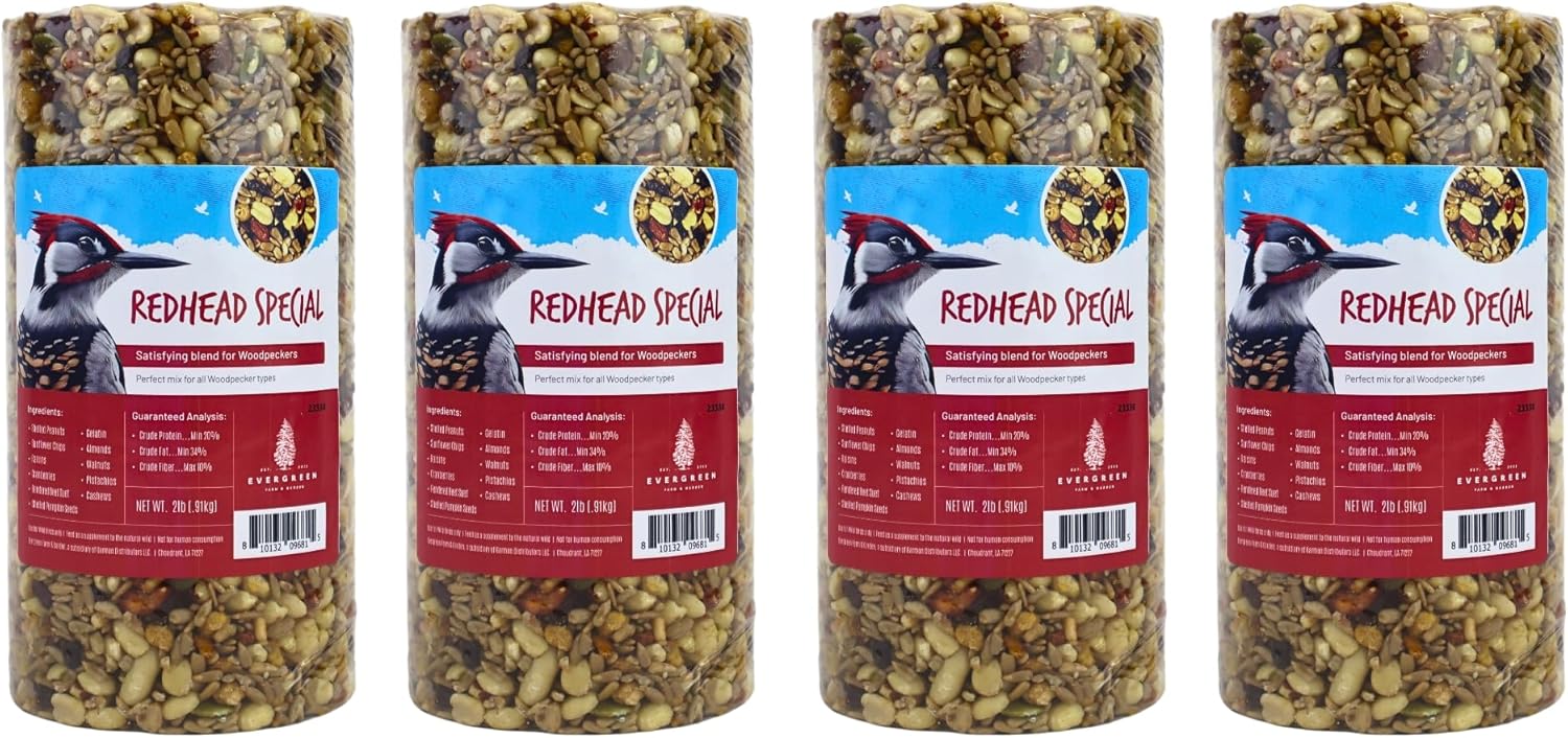 Birdseed Cylinders with Hole - Perfect for Wild Birds Outside