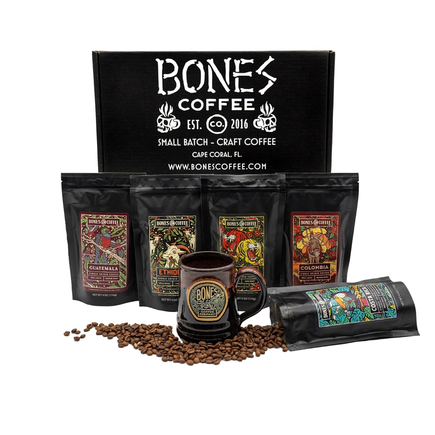 World Tour Sample Pack Box Set with Specialty Coffee Mug