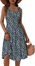 ZABERRY Womens Summer Midi Dress 2025 for Stylish Comfort