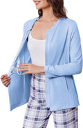 Deyeek Mastectomy Shirts for Women with Drain Pockets and Zippers