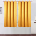 LEMOMO Yellow Blackout Curtains for Bedroom - Set of 2