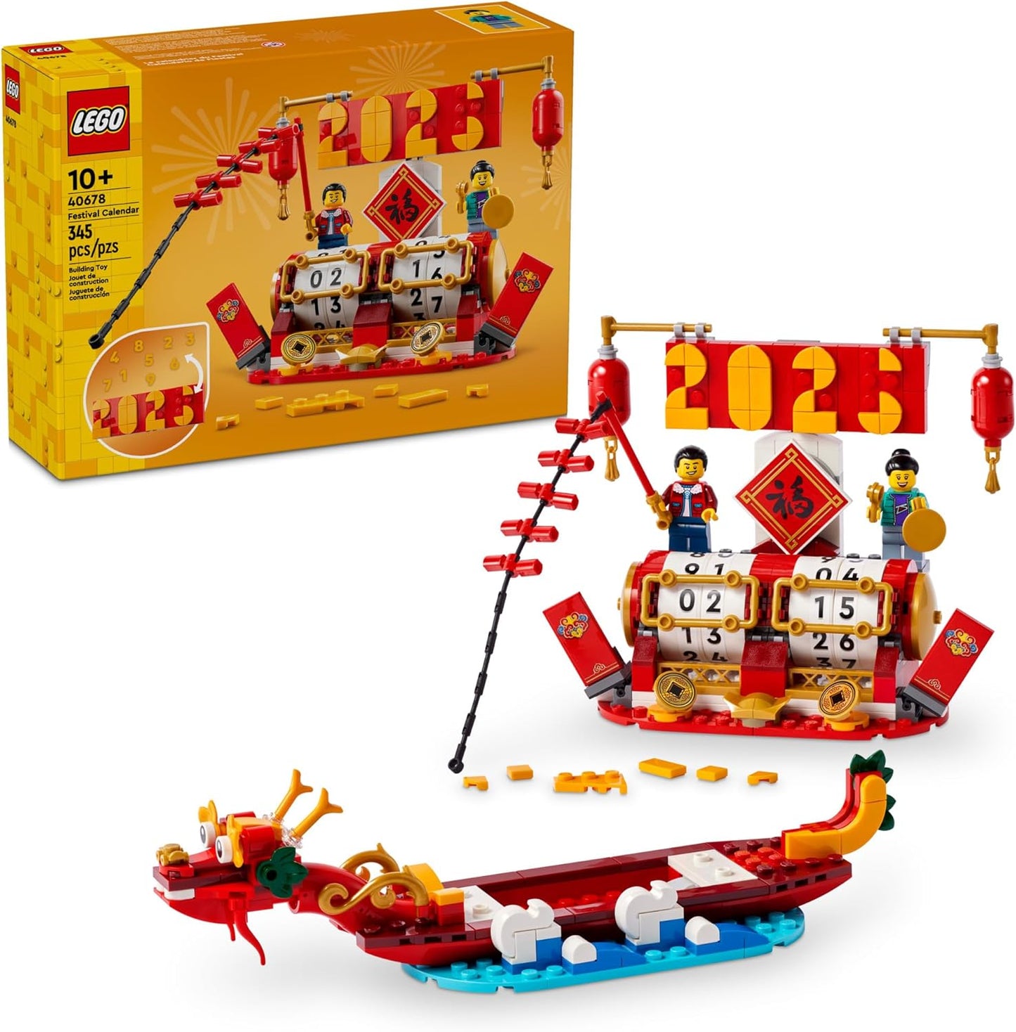 LEGO Lunar New Year Festival Calendar - Educational Toy