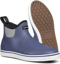 Men's Waterproof Deck Rain Boots - Anti-Slip Neoprene Ankle Boots