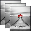 20x24 Picture Frame Black 3 Pack - Sturdy Lightweight Poster Frames