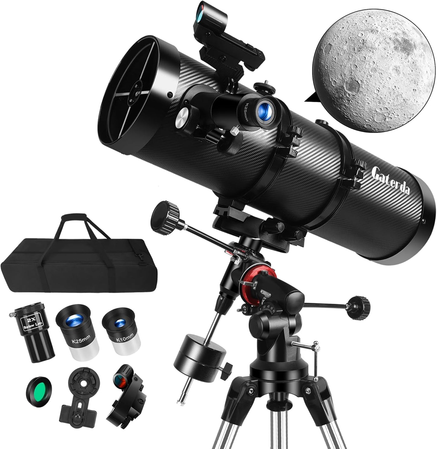 150EQ Telescope for Adults Astronomy with Portable Carry Case