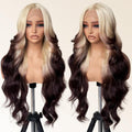 Ombre Blonde Brown Lace Front Wig 30 in - Bold Ombre