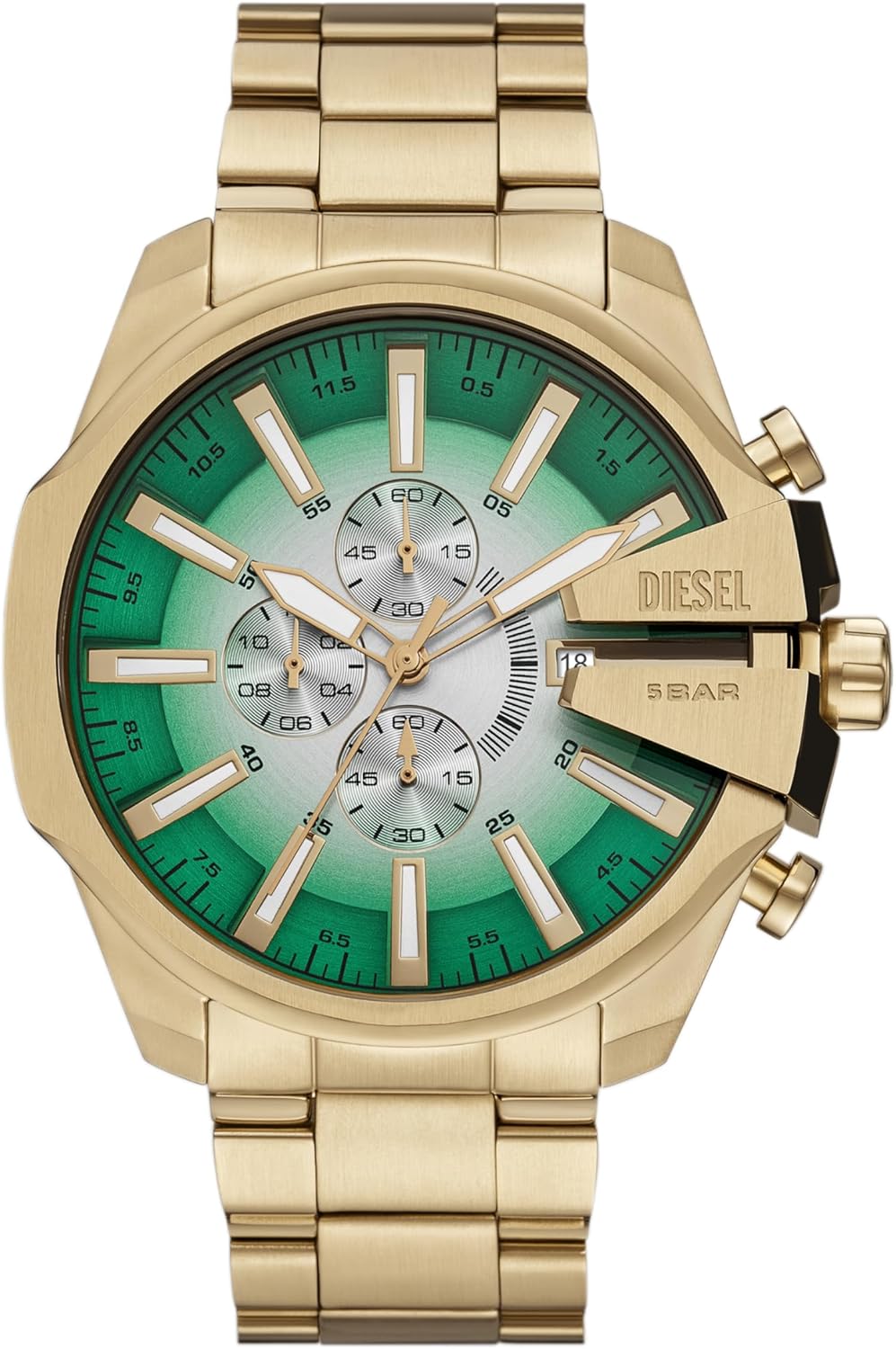 Diesel Men's Mega Chief Watch with Stainless Steel Bracelet