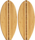 Totally Bamboo Lil' Surfer Surfboard Cutting Board Set of 2