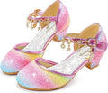 Furdeour Girls Party Shoes with Sparkling Crystal High Heels
