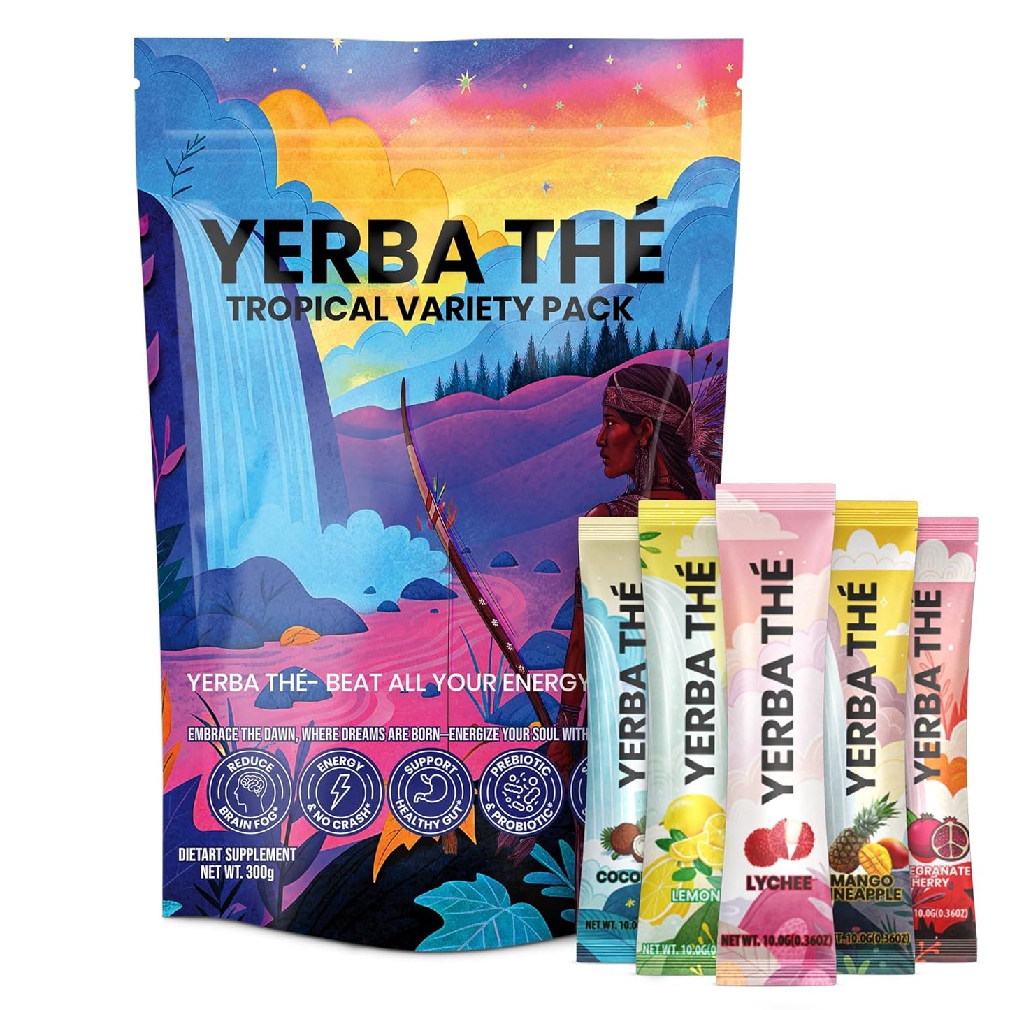 Yerba Mate Tea Powder for Clean Energy and Gut Health Support