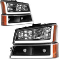 AUTOSAVER88 Headlight with LED DRL for 2003-2007 Chevy
