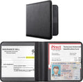 Car Registration and Insurance Holder - Compact Glove Box Organizer PU