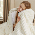 Queen Size Sherpa Fleece Blanket by Bedsure - Ultra Soft and Cozy