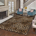 Leopard Rug 4x6 Cheetah Print Washable Non-Slip Rug - Ultra Soft