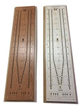 Tournament Cribbage Board Regulation Size with Personalized Peg Hatch